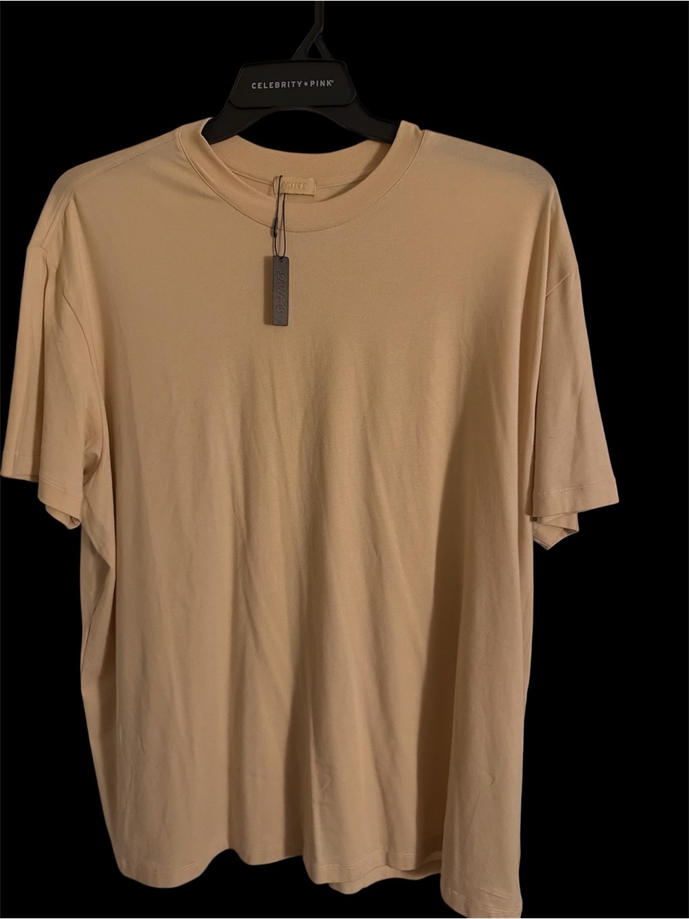 SKIMS Short Sleeve Crew Tee - Tan